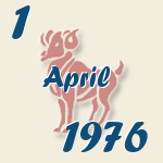 Widder, 1. April 1976.  