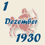 Schütze, 1. Dezember 1930.  