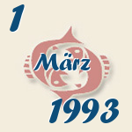 Fische, 1. März 1993.  