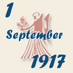 Jungfrau, 1. September 1917.  