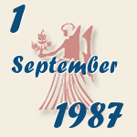 Jungfrau, 1. September 1987.  