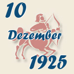 Schütze, 10. Dezember 1925.  