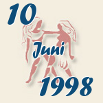 Gemini, 10. Juni 1998.  