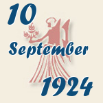 Jungfrau, 10. September 1924.  