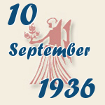 Jungfrau, 10. September 1936.  