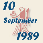 Jungfrau, 10. September 1989.  