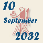Jungfrau, 10. September 2032.  