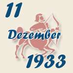 Schütze, 11. Dezember 1933.  