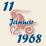 Steinbock, 11. Januar 1968.  