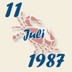 Krebs, 11. Juli 1987.  