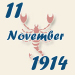 Skorpion, 11. November 1914.  