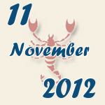 Skorpion, 11. November 2012.  