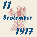 Jungfrau, 11. September 1917.  