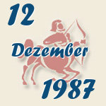 Schütze, 12. Dezember 1987.  