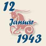 Steinbock, 12. Januar 1943.  