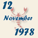 Skorpion, 12. November 1978.  