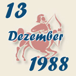 Schütze, 13. Dezember 1988.  