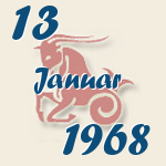 Steinbock, 13. Januar 1968.  