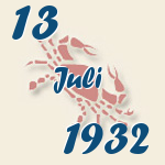 Krebs, 13. Juli 1932.  