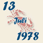 Krebs, 13. Juli 1978.  