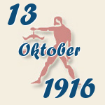 Waage, 13. Oktober 1916.  