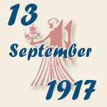 Jungfrau, 13. September 1917.  