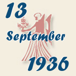 Jungfrau, 13. September 1936.  