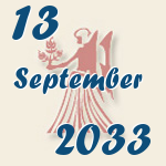 Jungfrau, 13. September 2033.  