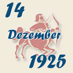 Schütze, 14. Dezember 1925.  