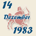 Schütze, 14. Dezember 1983.  