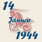 Steinbock, 14. Januar 1944.  