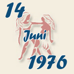 Gemini, 14. Juni 1976.  
