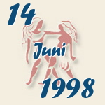 Gemini, 14. Juni 1998.  