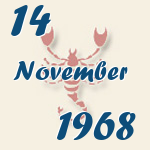 Skorpion, 14. November 1968.  