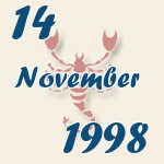 Skorpion, 14. November 1998.  