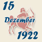 Schütze, 15. Dezember 1922.  