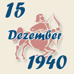 Schütze, 15. Dezember 1940.  