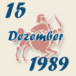 Schütze, 15. Dezember 1989.  
