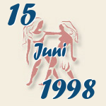 Gemini, 15. Juni 1998.  