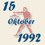 Waage, 15. Oktober 1992.  