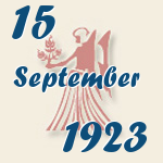 Jungfrau, 15. September 1923.  