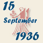 Jungfrau, 15. September 1936.  