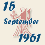Jungfrau, 15. September 1961.  