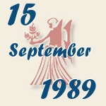 Jungfrau, 15. September 1989.  