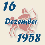 Schütze, 16. Dezember 1958.  