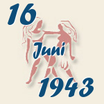 Gemini, 16. Juni 1943.  