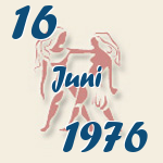 Gemini, 16. Juni 1976.  