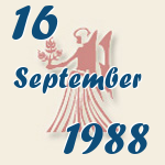 Jungfrau, 16. September 1988.  