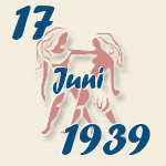 Gemini, 17. Juni 1939.  
