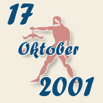 Waage, 17. Oktober 2001.  
